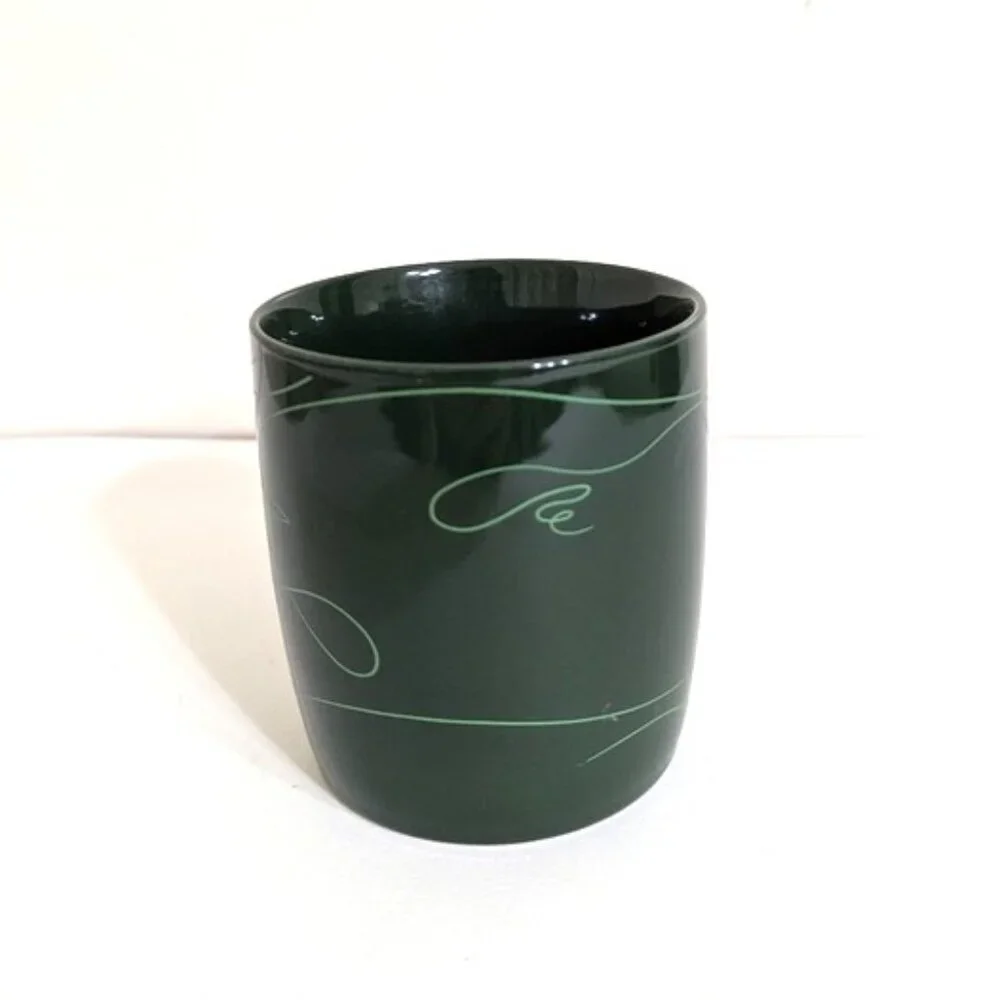Starbucks 2020 Mermaid Siren‎ Logo Swirl Design Dark Green Mug 12oz